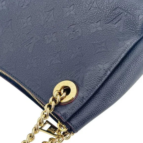 Louis Vuitton Surene BB Empreinte Leather Shoulder Bag Navy Blue - Picture 8 of 16